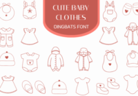 Cute Baby Clothes Font - Featured Image