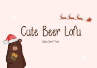 Cute Bear Lofu Font - Featured Image