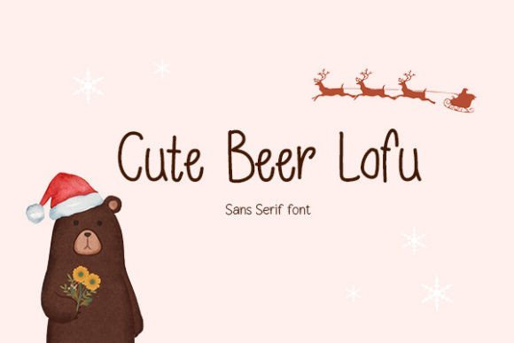 Cute Bear Lofu Font - Featured Image