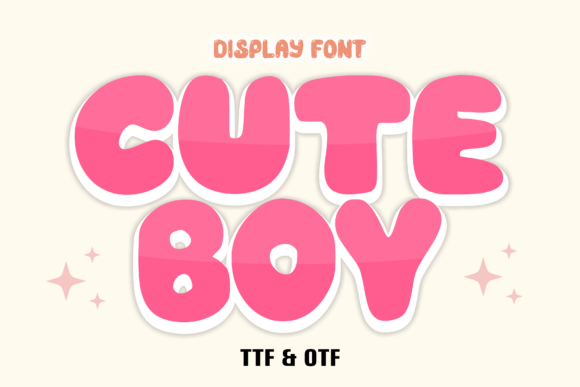 Cute Boy Font - Featured Image