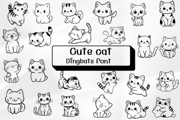 Cute Cat Font - Featured Image