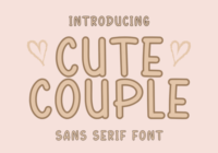 Cute Couple Font - Featured Image