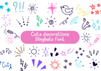 Cute Decorations Font - Featured Image
