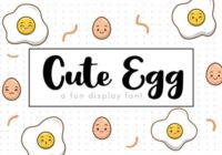 Cute Egg Font - Featured Image