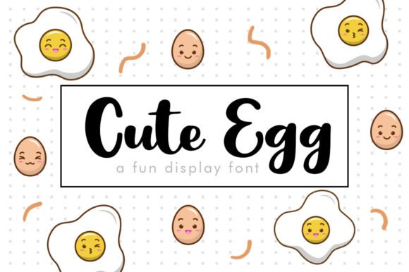 Cute Egg Font - Featured Image
