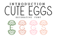 Cute Eggs Font - Featured Image