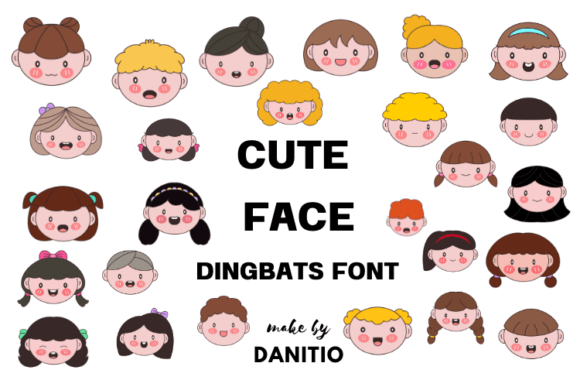 Cute Face Font - Featured Image