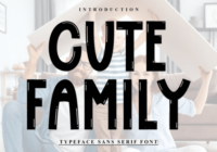 Cute Family Font - Featured Image