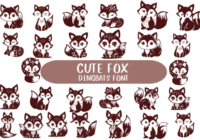 Cute Fox Font - Featured Image
