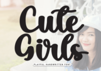 Cute Girls Font - Featured Image
