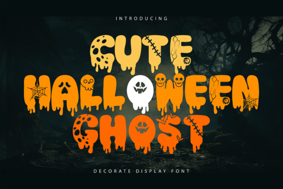 Cute Halloween Ghost Font - Featured Image