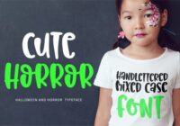 Cute Horror Font - Featured Image