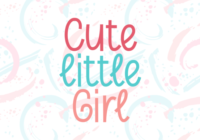 Cute Little Girl Font - Featured Image