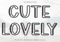 Cute Lovely Font - Featured Image