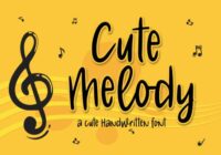 Cute Melody Font - Featured Image