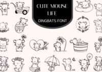 Cute Mouse Life Font - Featured Image