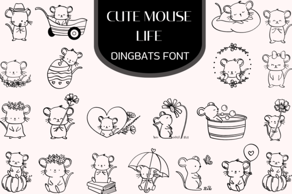 Cute Mouse Life Font - Featured Image