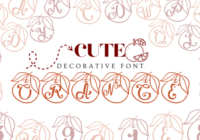 Cute Orange Font - Featured Image