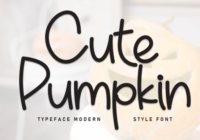 Cute Pumpkin Font - Featured Image