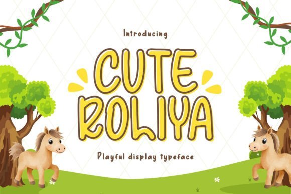 Cute Roliya Font - Featured Image