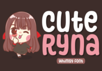 Cute Ryna Font - Featured Image