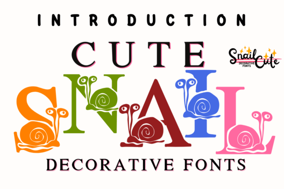 Cute Snail Font - Featured Image