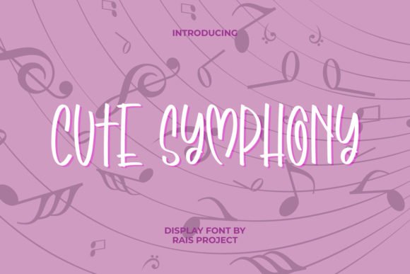 Cute Symphony Font - Featured Image