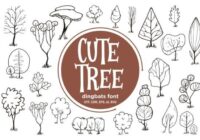 Cute Tree Font - Featured Image