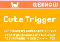 Cute Trigger Font - Featured Image