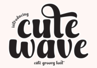 Cute Wave Font - Featured Image