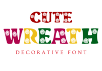 Cute Wreath Font - Featured Image
