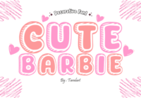 Cutebarbie Regular Font - Featured Image