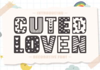 Cuted Loven Font - Featured Image