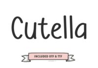 Cutella Notes Font - Featured Image