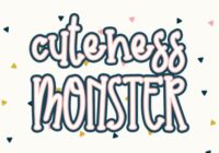 Cuteness Monster Font - Featured Image