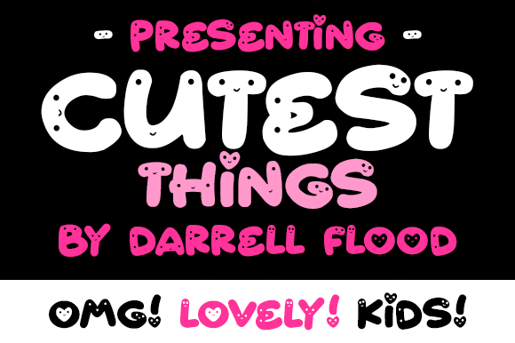 Cutest Things Font - Featured Image