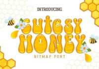 Cutesy Honey Font - Featured Image