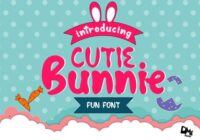 Cutie Bunnie Font - Featured Image