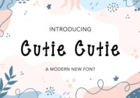 Cutie Cutie Font - Featured Image