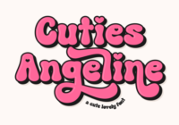Cuties Angeline Font - Featured Image