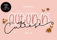 Cuties Autumn Duo Font - Featured Image