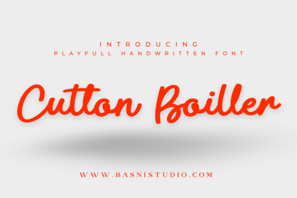 Cutton Boiller Font - Featured Image