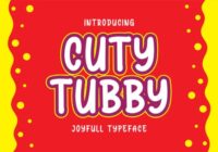 Cuty Tubby Font - Featured Image