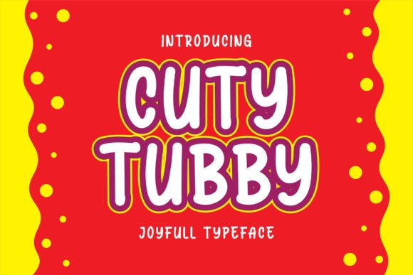 Cuty Tubby Font - Featured Image