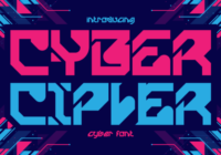 Cyber Cipher Font - Featured Image