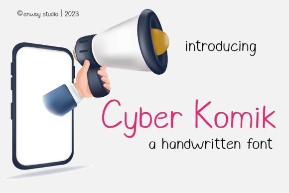 Cyber Komik Font - Featured Image