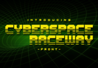 Cyberspace Raceway Font - Featured Image