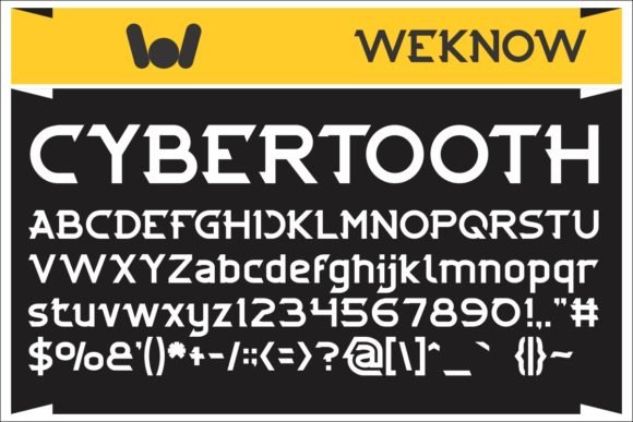 Cybertooth Font - Featured Image