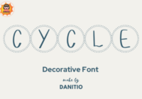 Cycle Font - Featured Image