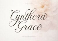 Cynthera Grace Font - Featured Image